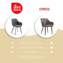 2 Silla de comedor Tokio Gris