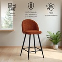 2 Sillas de Bar Lyon Gris