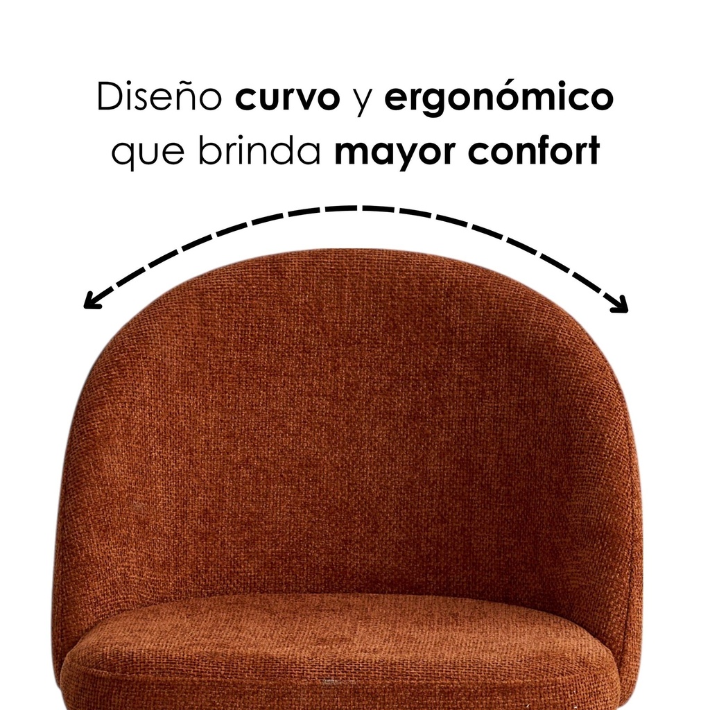 2 Sillas de Bar Lyon Gris