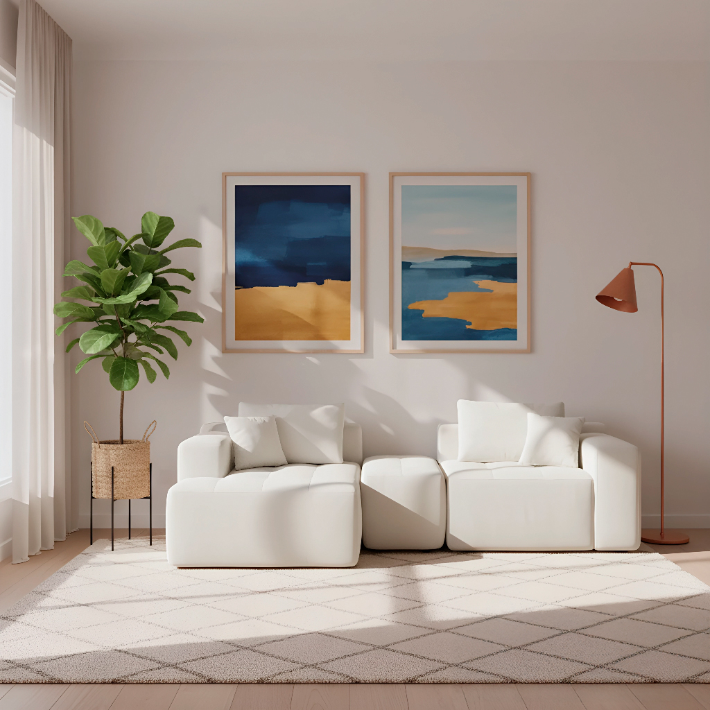 Sofá Palermo Beige 2 plazas