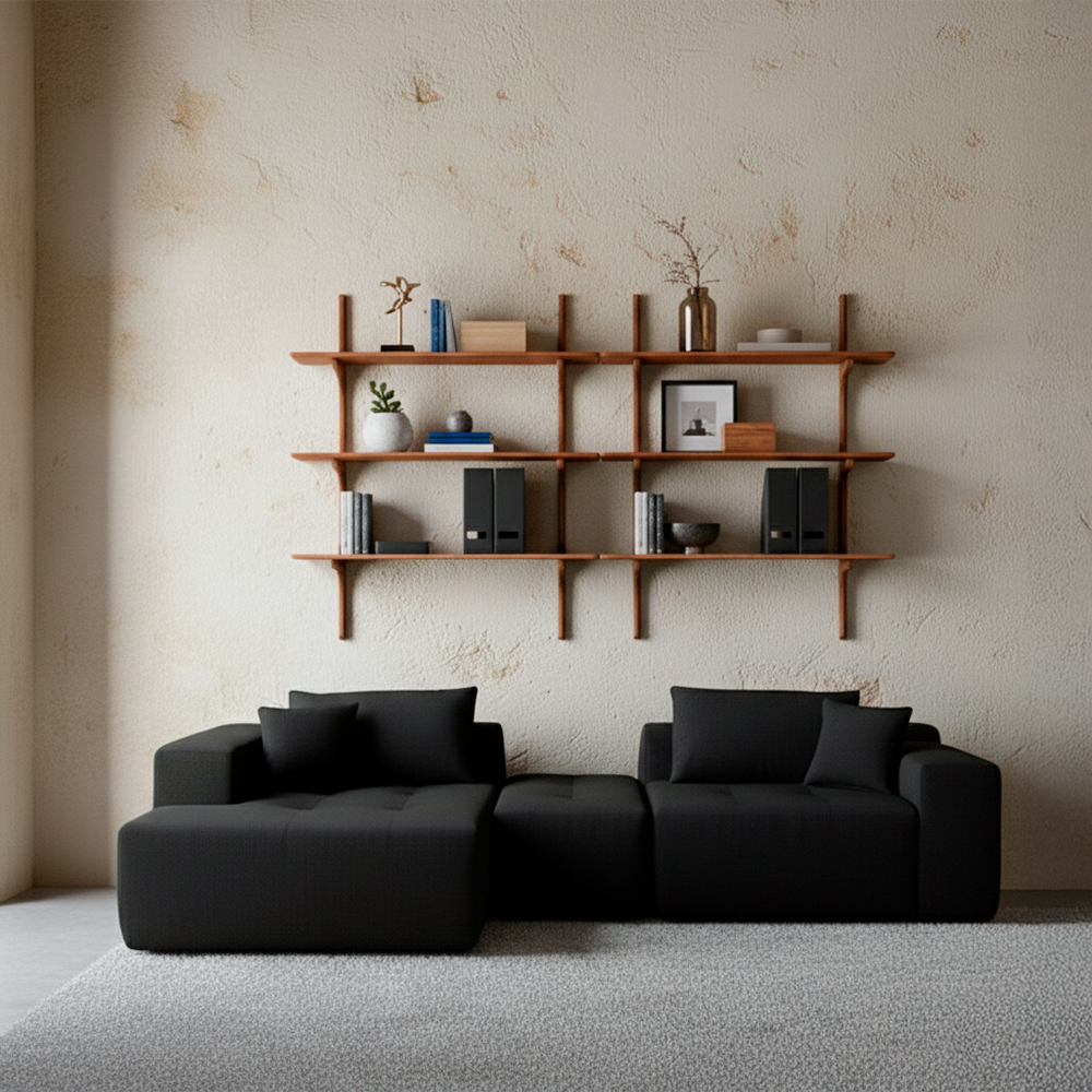 Sofá Palermo Negro 2 plazas 