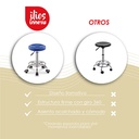 2 Taburetes Giratorios Ajustables Azul