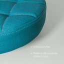 2 Taburetes de Celosia Azul Brillante