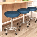 2 Taburetes de Celosia Azul Obscuro