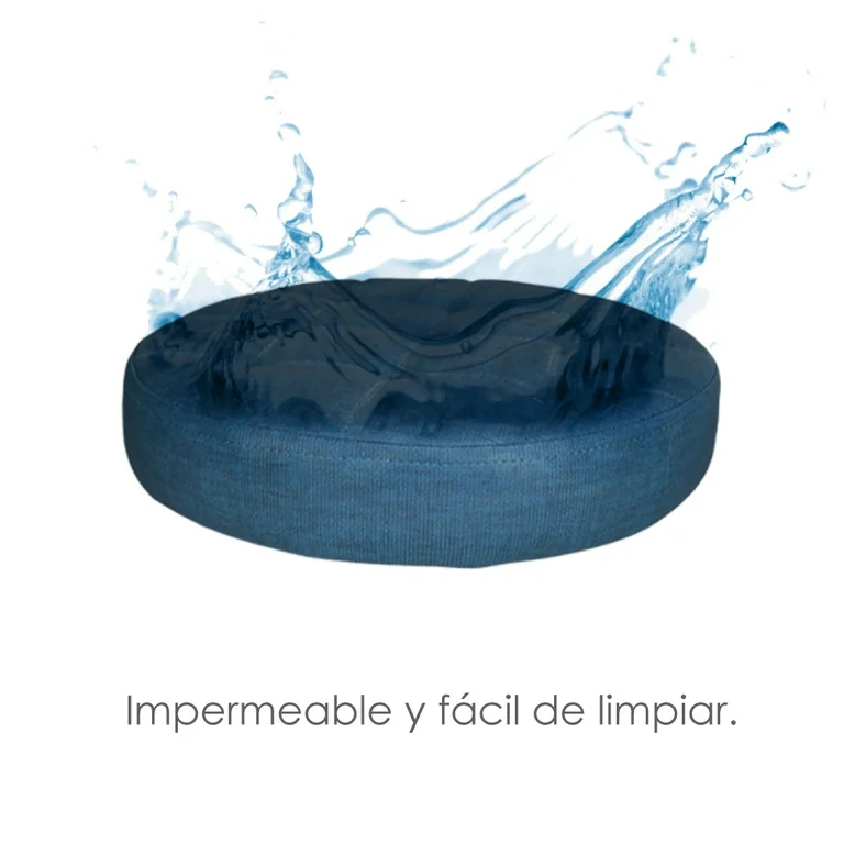 2 Taburetes de Celosia Azul Obscuro