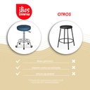 2 Taburetes de Celosia Azul Obscuro