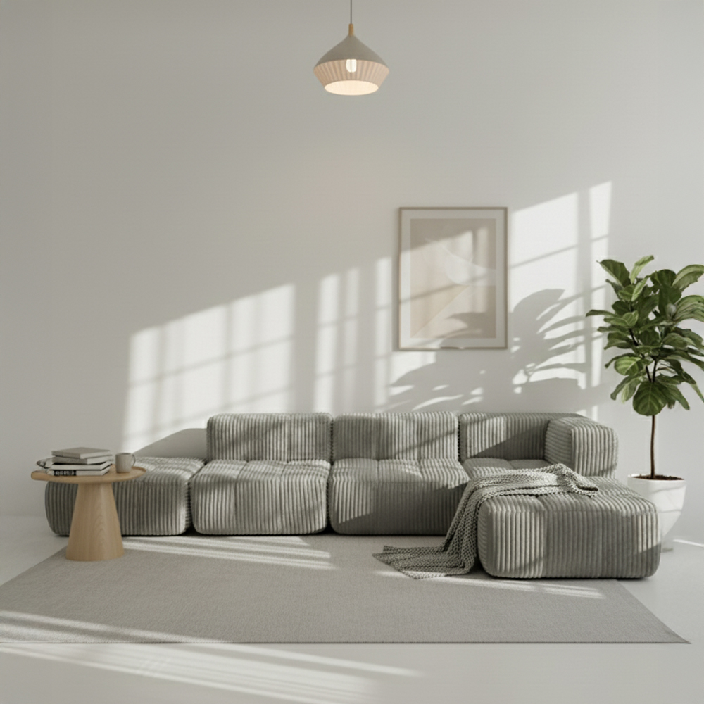 Sofá Milán Beige 5 plazas