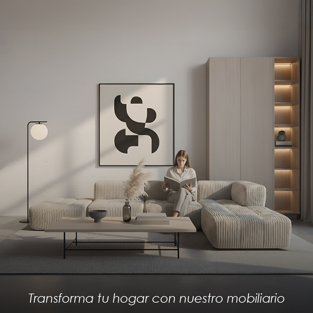 Sofá Milán Beige 5 plazas