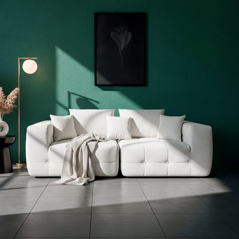 Sofá Livorno Beige 2 plazas