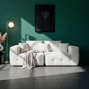 Sofá Livorno Beige 2 plazas