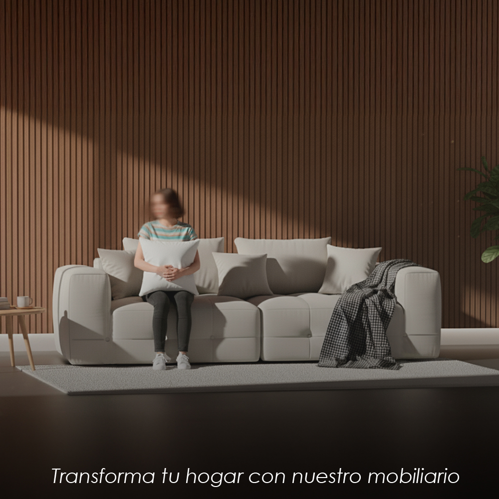 Sofá Livorno Beige 2 plazas