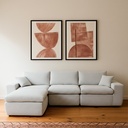 Sofá Esquinera Cloud Beige 4 plazas