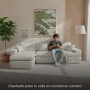 Sofá Esquinera Cloud Beige 4 plazas