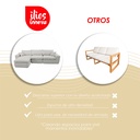 Sofá Esquinera Cloud Beige 4 plazas