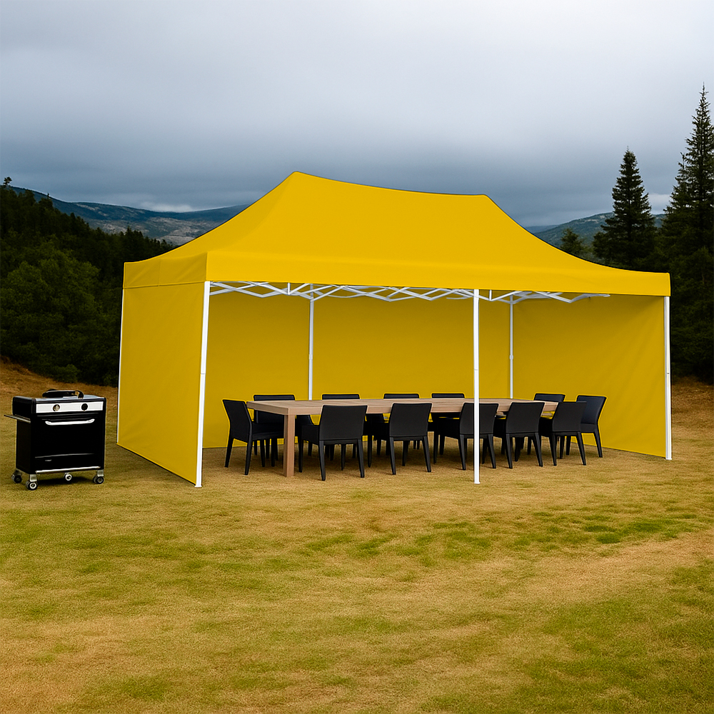 Toldo Plegable 3x4.5 Amarillo