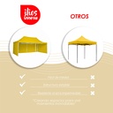 Toldo Plegable 3x4.5 Amarillo