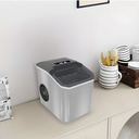 Máquina de hielo con acabado en acero inoxidable