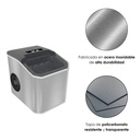 Máquina de hielo con acabado en acero inoxidable