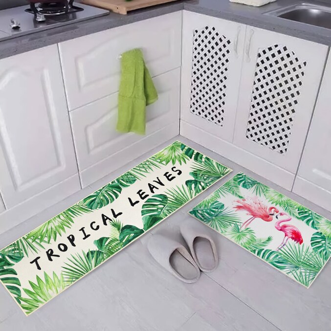 2 Tapetes de Cocina Tropical