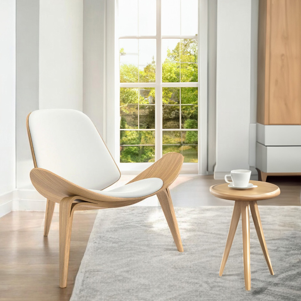 Silla Shell Concha Blanca