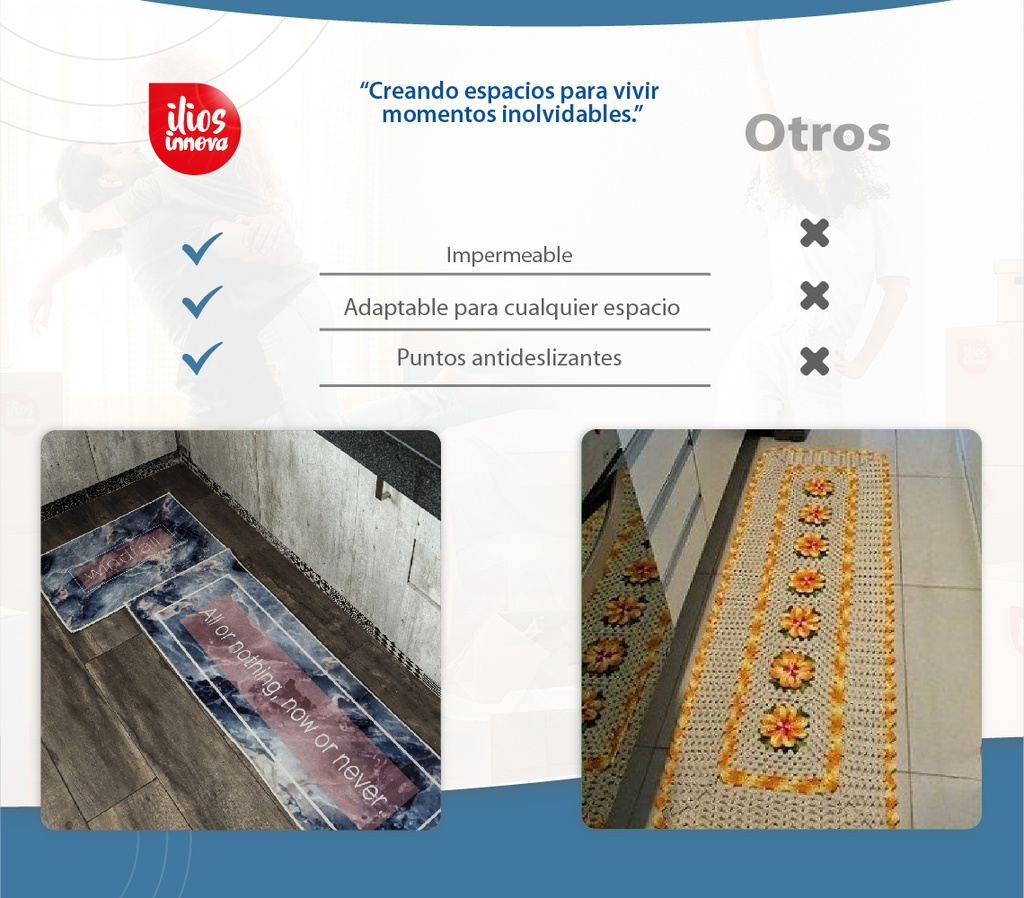 2 Tapetes de Cocina Galaxia