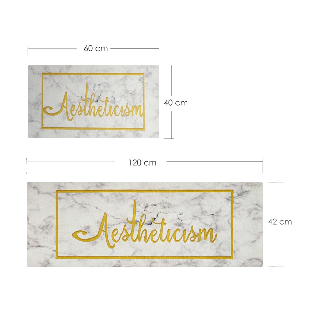 2 Tapetes de cocina Aestheticism