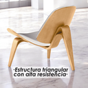 Silla Shell Concha Blanca