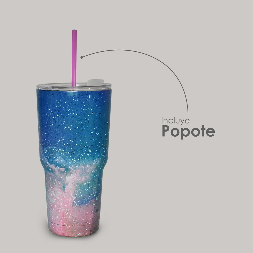 2 Termo 30 oz Cielo rosa