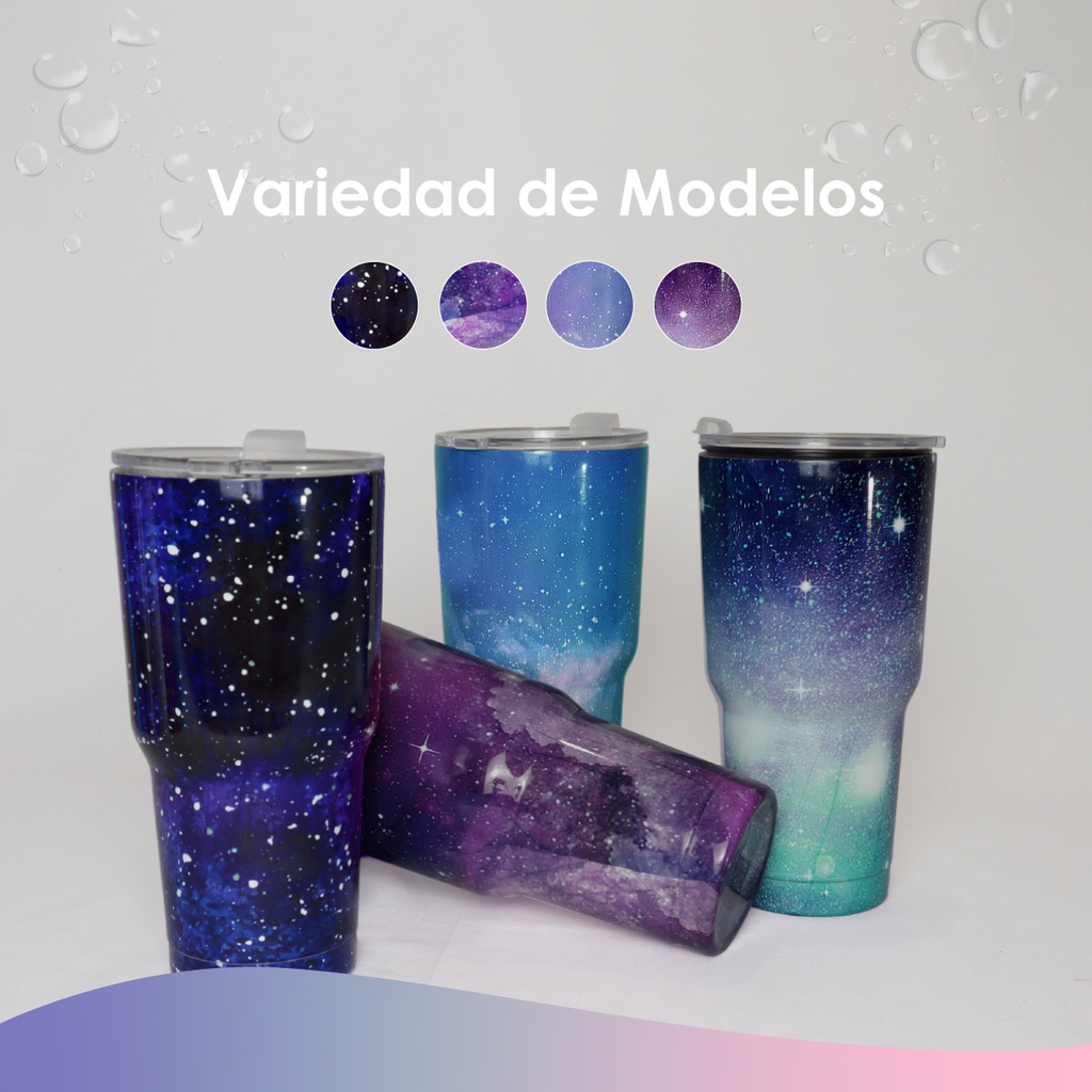 2 Termo 30 oz Cielo rosa