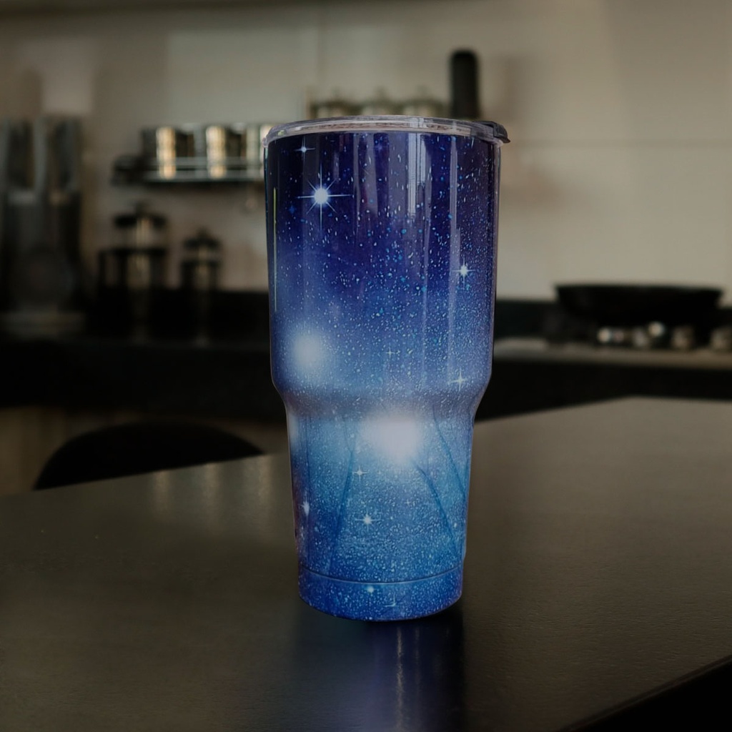 2 Termo 30 oz Galaxia azul