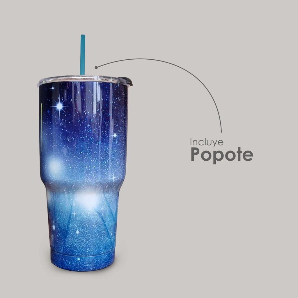 2 Termo 30 oz Galaxia azul