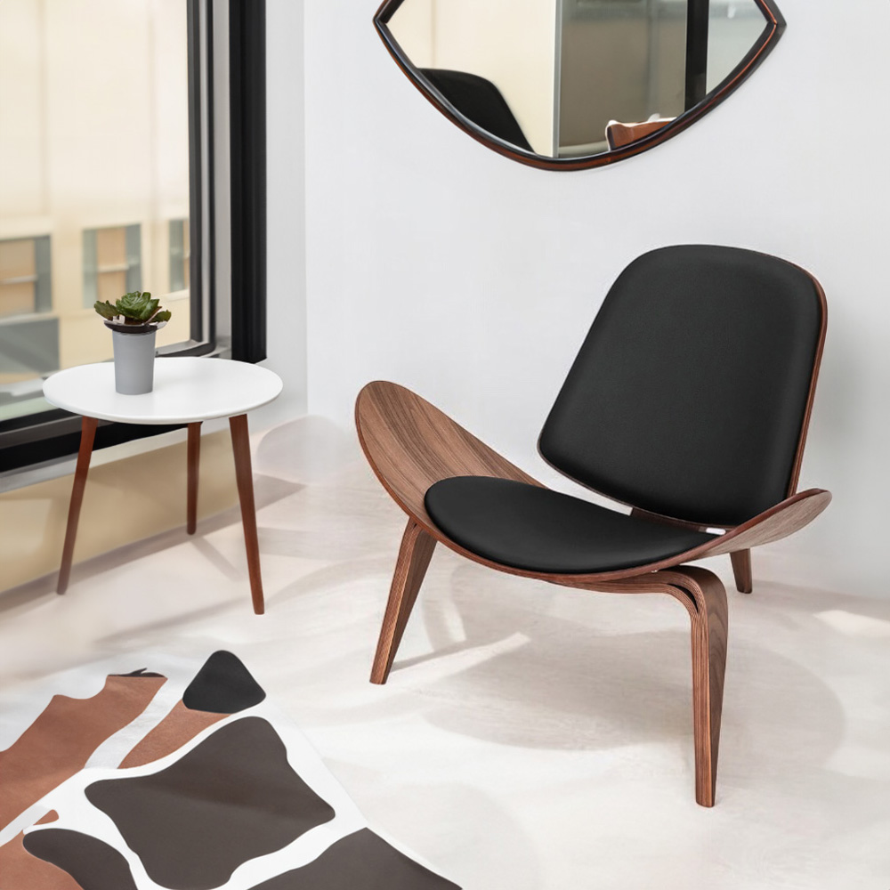 Silla Shell Concha Negra