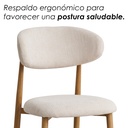 4 Sillas de Bar Dinamarca Beige