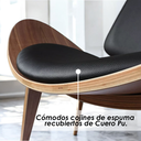 Silla Shell Concha Negra