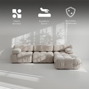 Sofá Florencia Beige 4 plazas