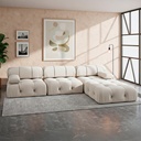 Sofá Florencia Beige 4 plazas