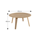 Mesa de Centro Redonda Maple