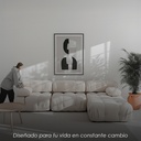 Sofá Florencia Beige 4 plazas