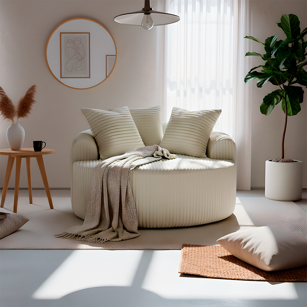 Sofá Forli Beige Individual 