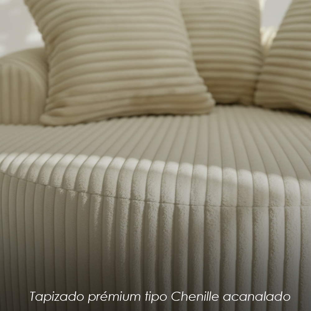 Sofá Forli Beige Individual 