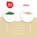 Toldo Plegable 3x3 Verde