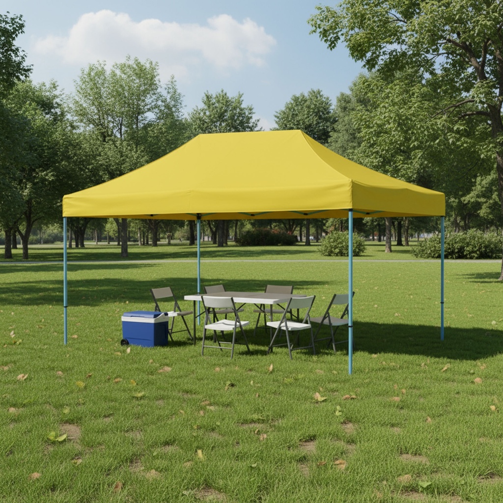 Toldo Plegable 2x3 Amarillo