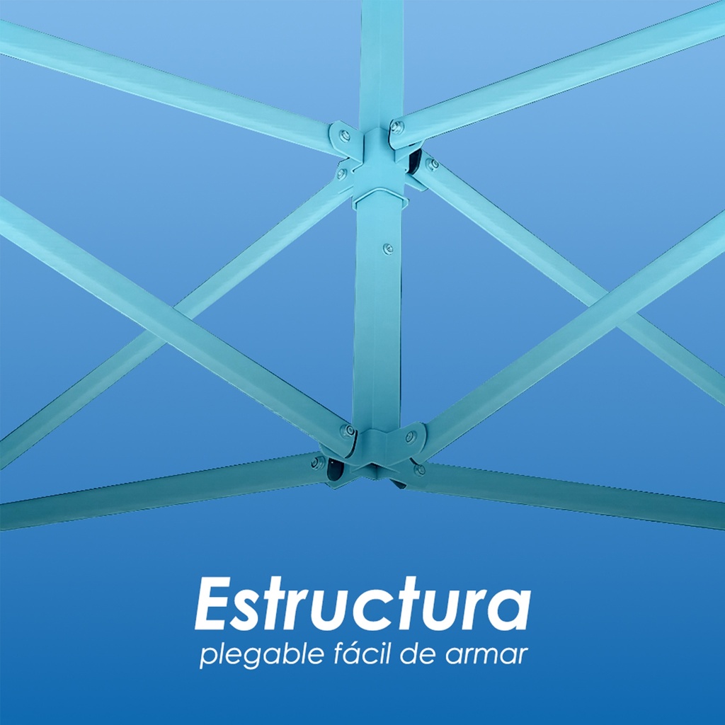 Toldo Plegable 2x3 Azul
