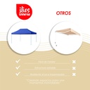 Toldo Plegable 2x3 Azul