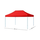 Toldo Plegable 2x3 Rojo