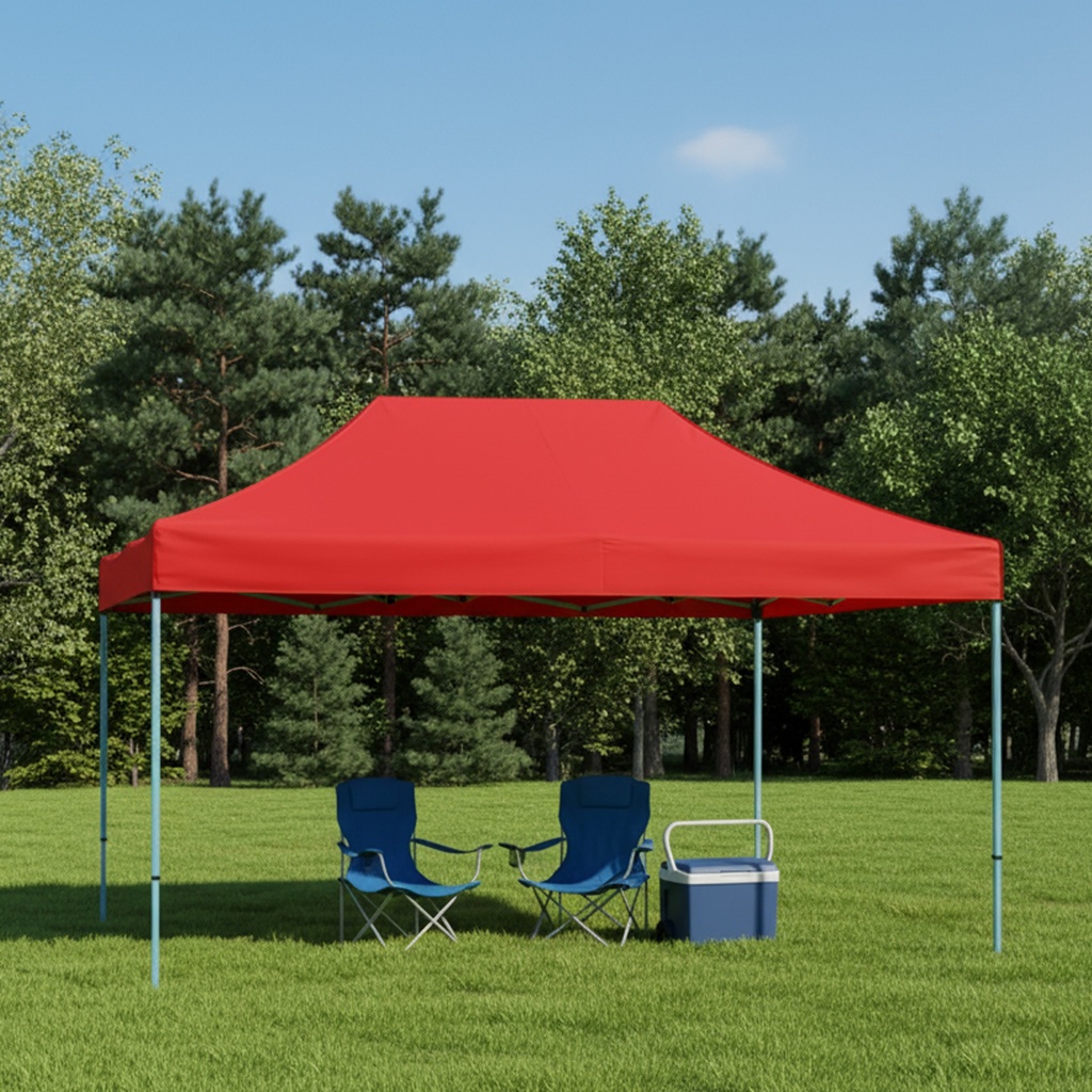 Toldo Plegable 2x3 Rojo