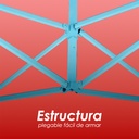 Toldo Plegable 2x3 Rojo