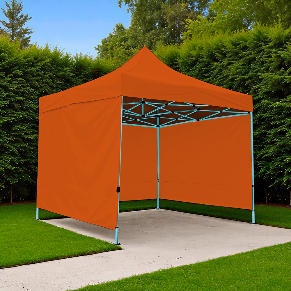 Toldo Plegable 2x2 con Paredes Naranja