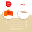 Toldo Plegable 2x2 con Paredes Naranja