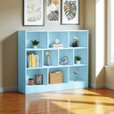 Librero organizador de 10 cubos